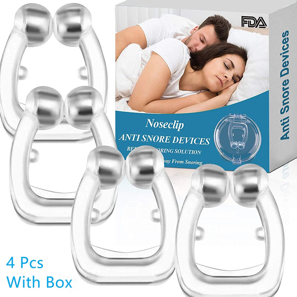 4PCS Magnetic Anti Snore Device