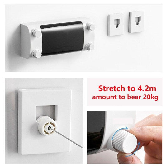 Portable Retractable Clothesline